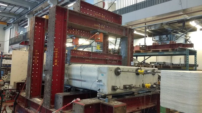 3d betonprinter testopstelling civiele sector