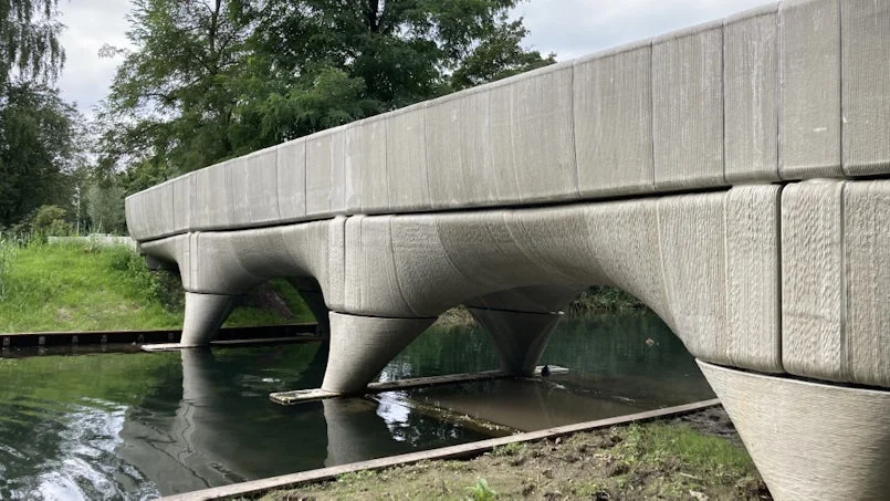 3d geprinte betonnen brug bam nijmegen