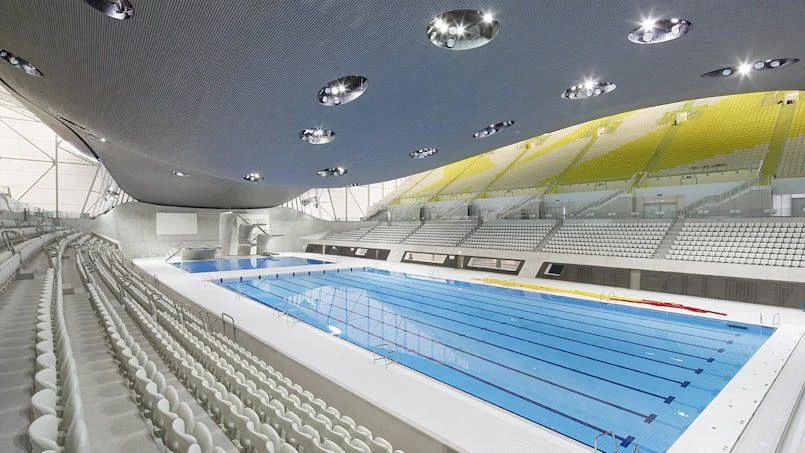 aquatics centre londen overzicht