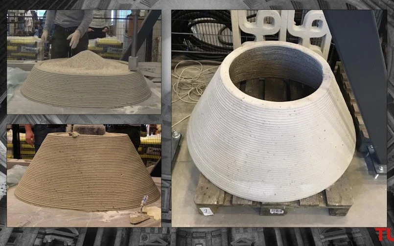 betonelement wordt gestabiliseerd – voorbereiding voor structureel gebruik