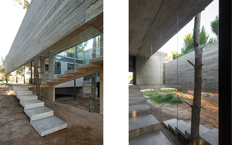 De buitenruimte is onlosmakelijk verbonden met de binnenruimte. (foto: Daniela MacAdden i.o.v. Luciano Kruk architecten)