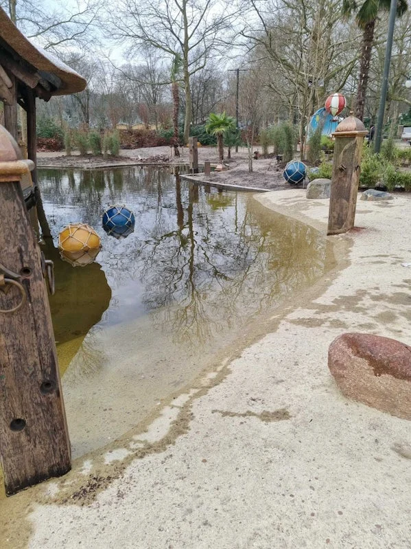 betonverharding met decoratieve inleg efteling sindbad