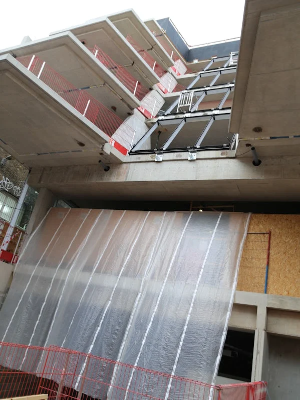 bouwproces gevelplaat schoonbeton nobu hotel