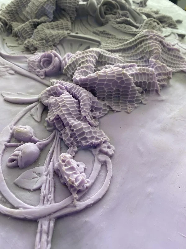 detail mal voor ragfijn betonornament nynke koster