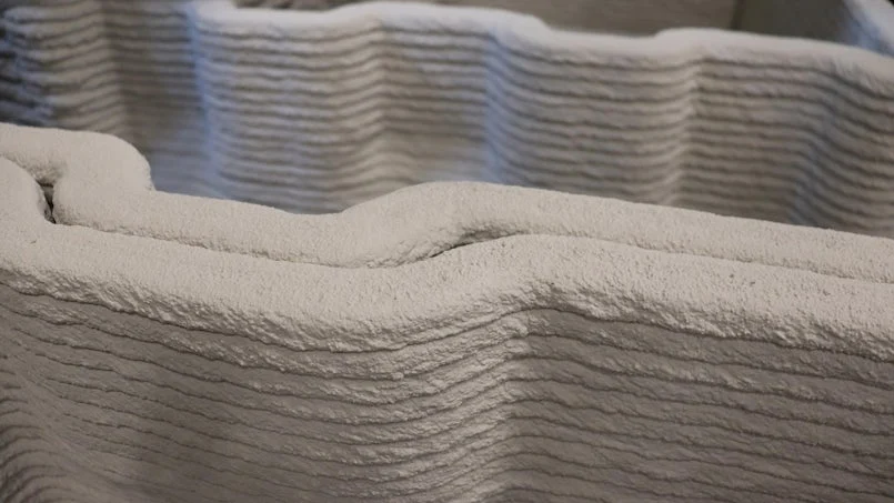 detailfoto verbindingselement 3d betonprint