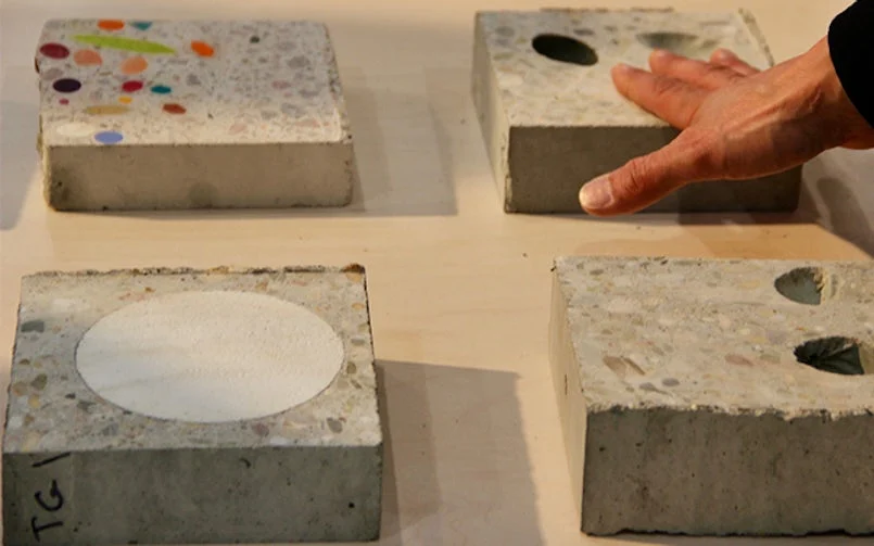 Emmenthaler, de inhoud maakt het beton.