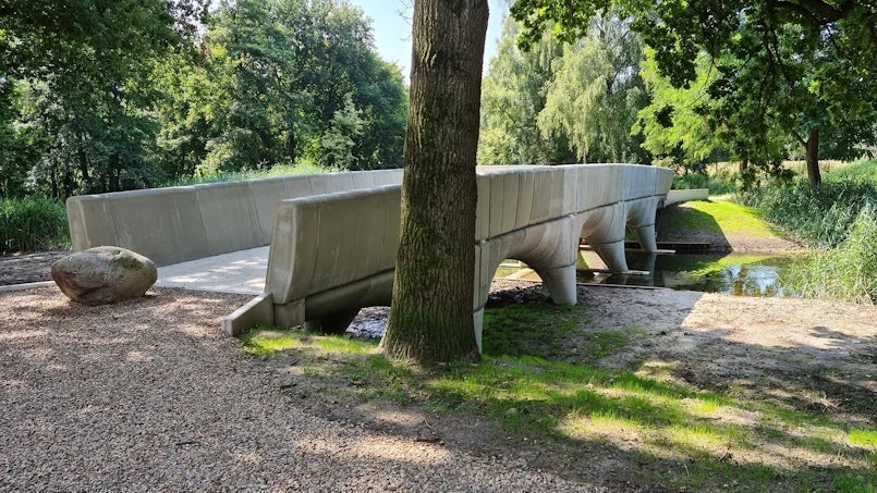 geprinte brug nijmegen in situ toepassing