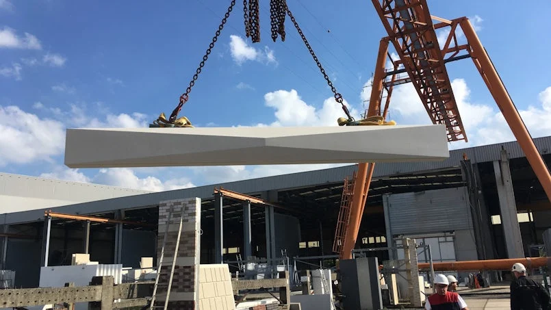 hijswerkzaamheden prefab betonnen gevel elementen hudsons bay