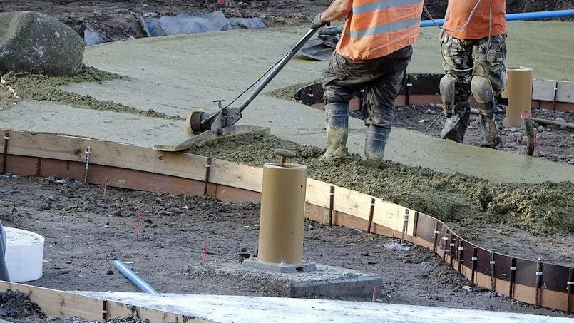 hoogte bekisting en afreien betonvloer efteling sindbad
