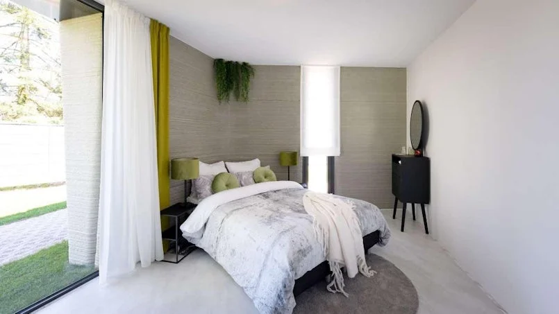 interieurvisualisatie van een milestone woning ruimtelijk licht en verrassend comfortabel