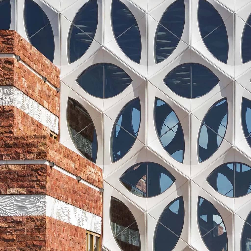 naturalis gevel exterieur atrium banden