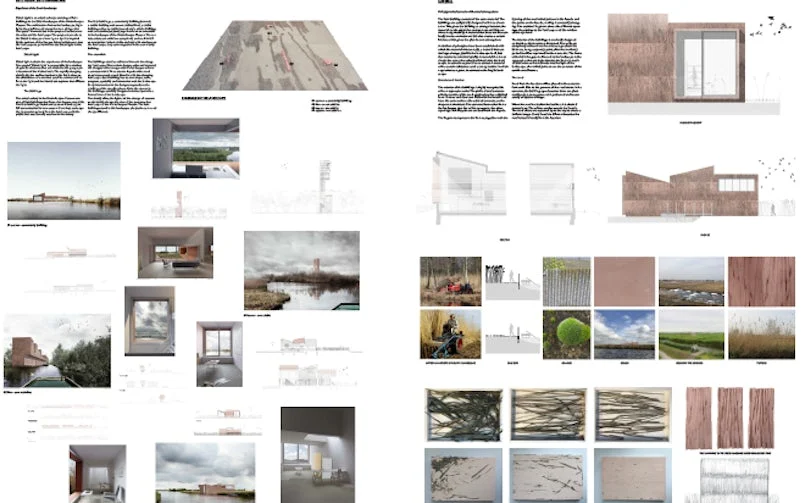 pink reed innovatief gevelconcept met riet en roze betonstructuren. winnaar concrete design competition 2019 2020