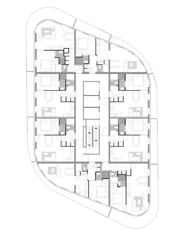 plattegrond amsteltoren verdiepingindeling