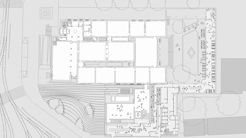 plattegrond liljevalchs museumuitbreiding verdiepingsniveau