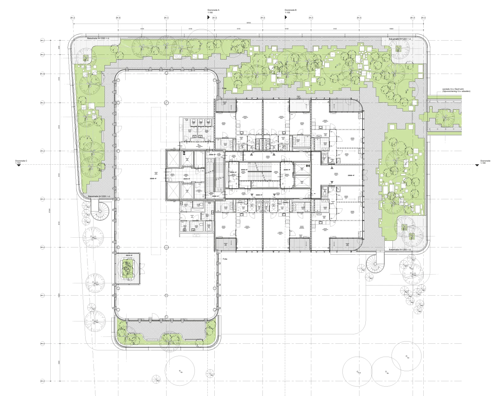 Plattegrond Wonderwoods 6e verdieping