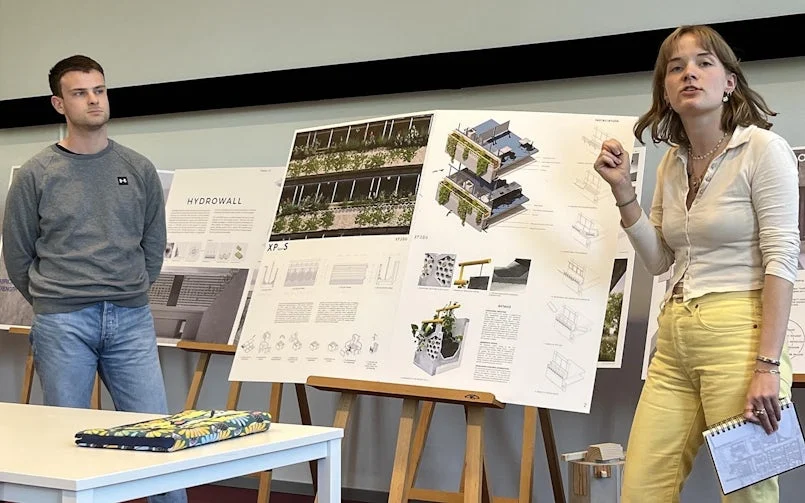 Presentatie X-Plant door Merle Schmidt-Jürgensen en Kay Knubben namens team - Concrete Design Competition 2023-2024